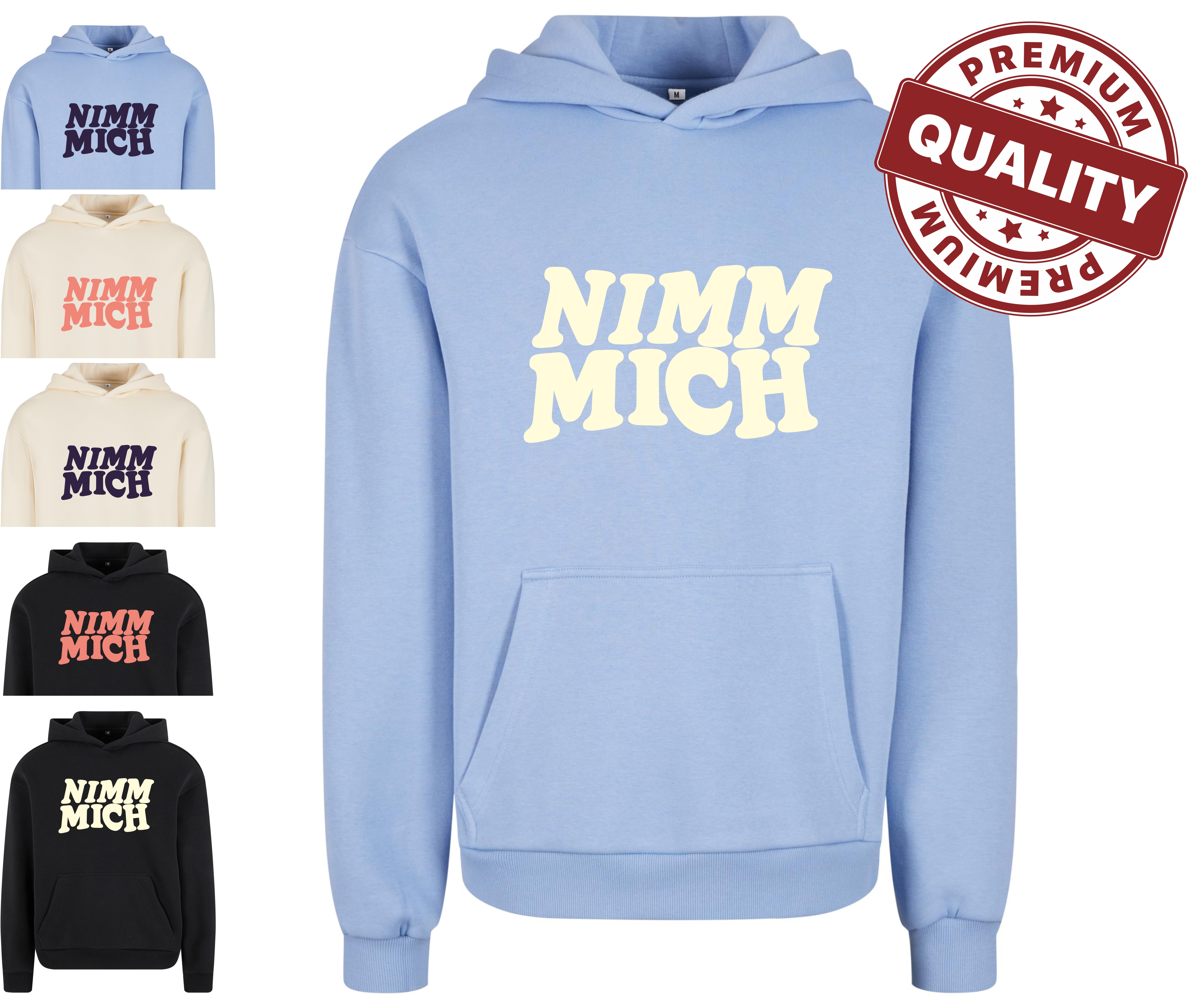 HUCKE PACK Hoodie Damen NimmMich